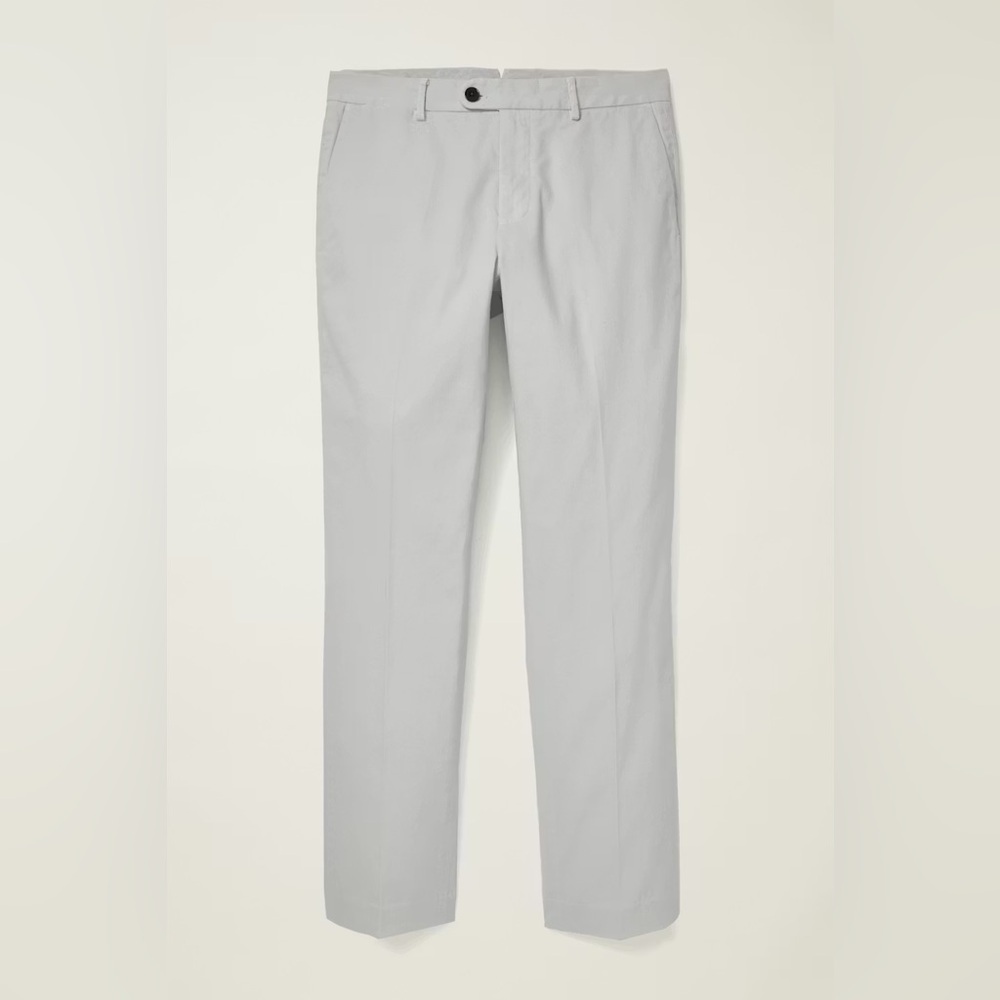 Bonobos Slim Fit Primo Chino in Oyster Grey - Picture 6 of 7